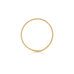 Sterling silver ring and yellow gold plating with shiny twist by Gexist®