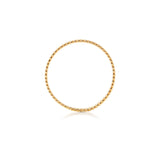 Sterling silver ring and yellow gold plating with shiny twist by Gexist®