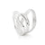 Sterling silver ring in a contemporary design with a matt and shiny finish by Gexist®