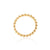 Sterling silver ring with yellow gold plating in a very elegant ethno style by Gexist®