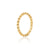 Sterling silver ring with yellow gold plating in a very elegant ethno style by Gexist®