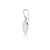 Sterling silver round earrings with chakra design by Gexist®
