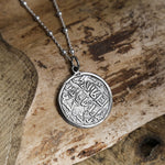 Sultanat Of Rum Dirham Sterling Silver Necklace (MZA036) by Gexist®