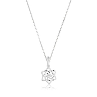 The dangly swirling star pendant in sterling silver by Gexist®