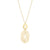Unique and trendy sterling silver necklace with 18kt yellow gold plating pendant by Gexist®