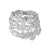 Wild Roots Sterling Silver Ring With Multi White Round CZ by Gexist®